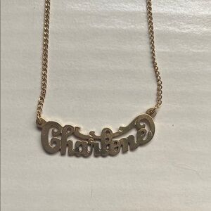 Gold Vintage-Inspired Necklace with Delicate Chain
